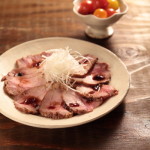 チャーシューと虹トマトのピクルス